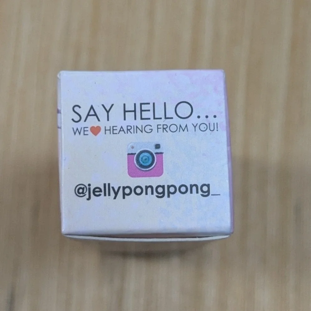 Jelly Pong Pong Lip Oil Watermelon Color-Infused Hydrating‎ Vegan Cruelty Free